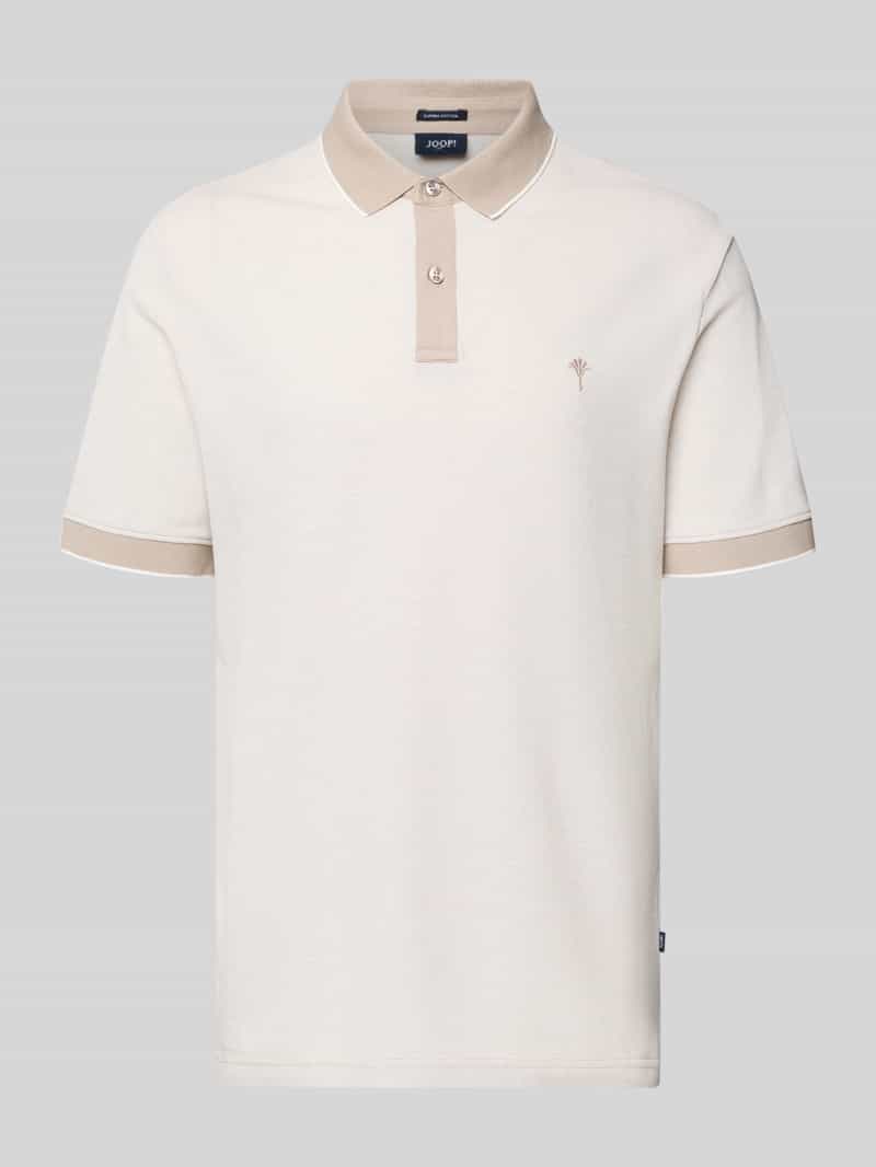 Koszulka polo o kroju regular fit z wyhaftowanym logo model „Percyco”