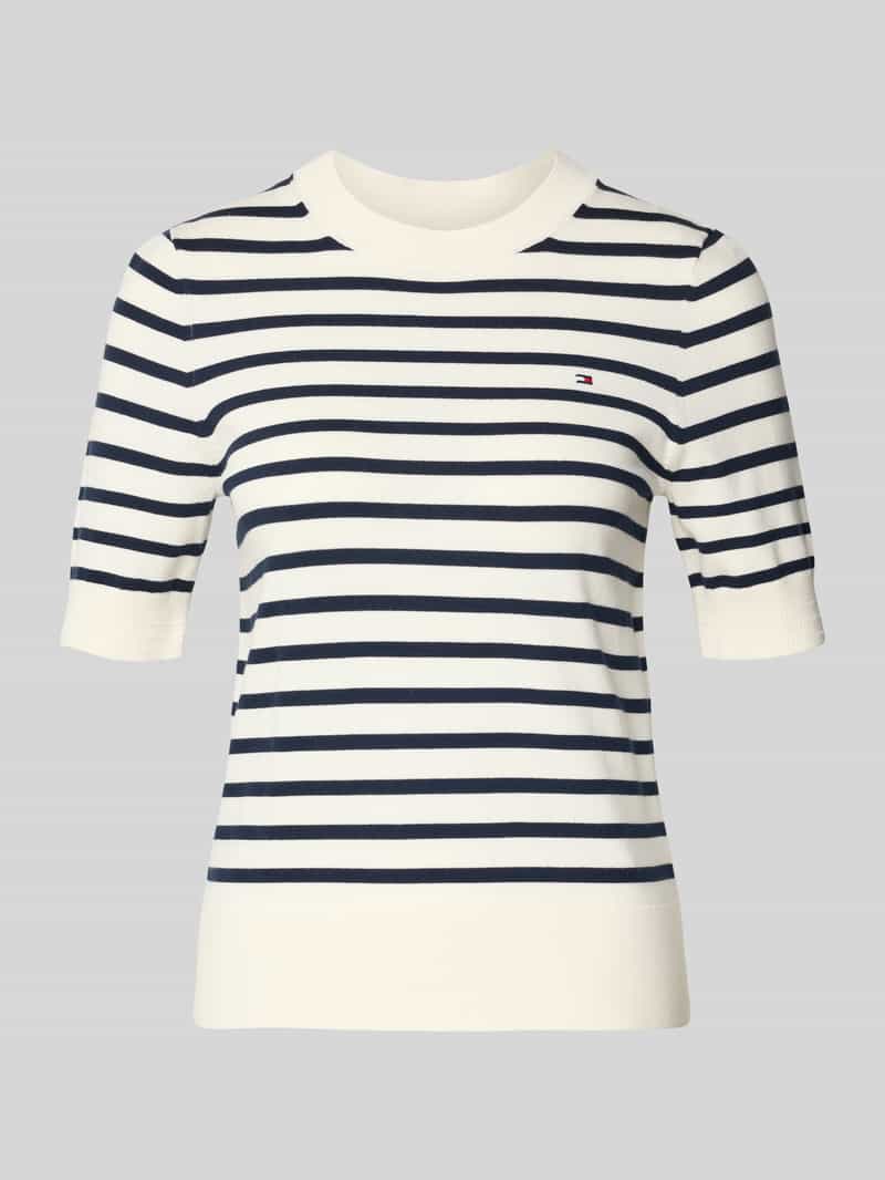 Sweter z dzianiny o kroju regular fit z mieszanki bawełny