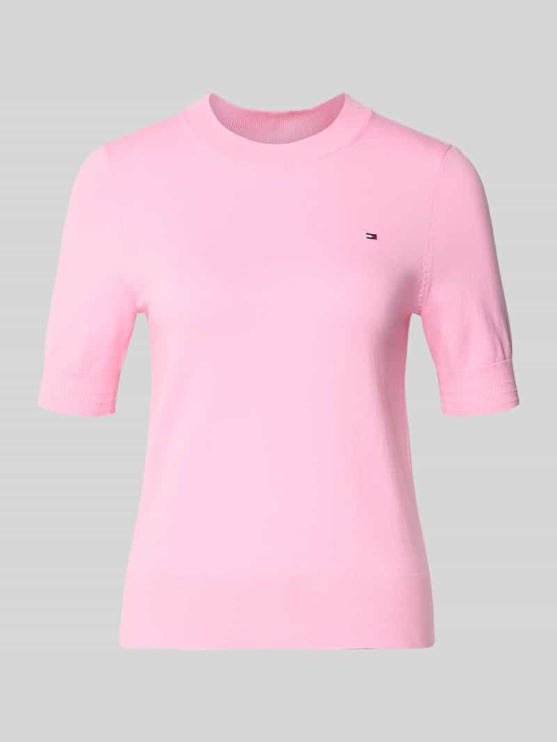 Sweter z dzianiny o kroju regular fit z mieszanki bawełny