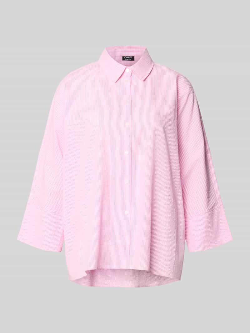 Bluzka o pudełkowym kroju z czystej bawełny model 'AUGUSTA'