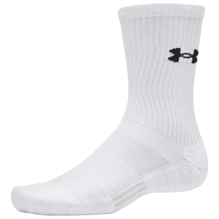 Zestaw skarpetek Under Armour Performance Cotton 3P Crw Rozmiar skarpet: 31,5-36,5 / Kolor: biały