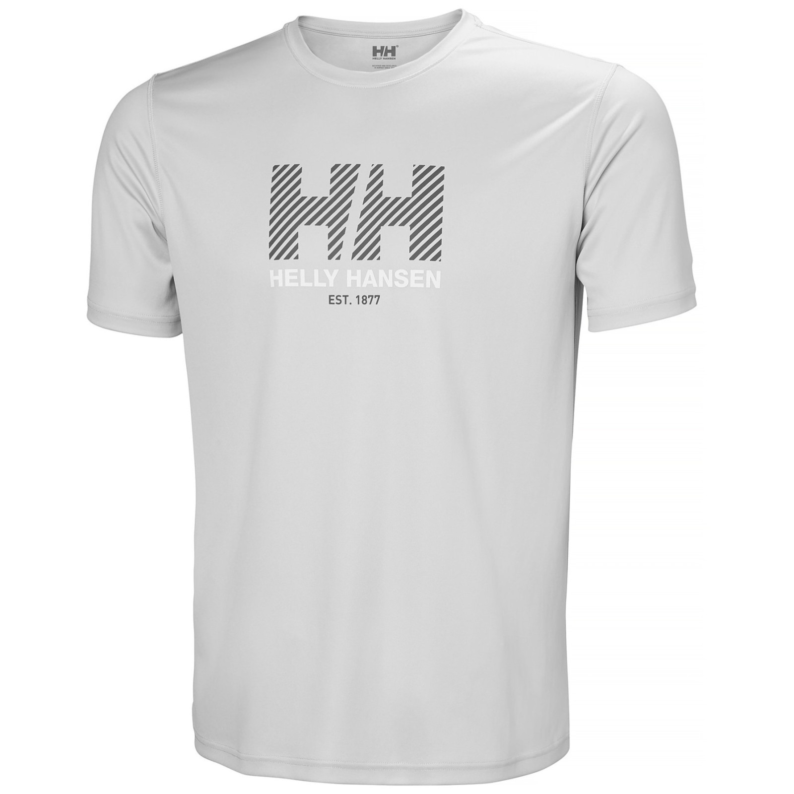 Koszulka męska Helly Hansen Hh Tech Graphic T-Shirt 2.0 Rozmiar: M / Kolor: szary