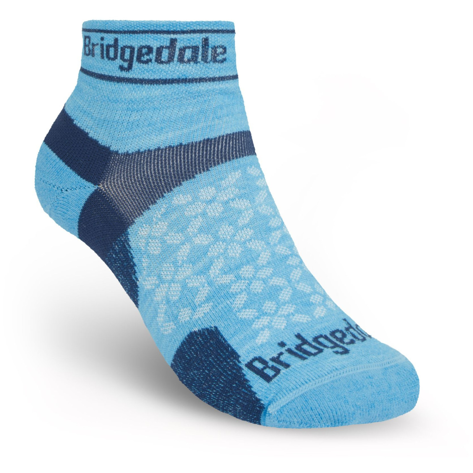 Skarpety damskie Bridgedale Trail Run UL T2 MS Low Rozmiar skarpet: 41-43 / Kolor: niebieski