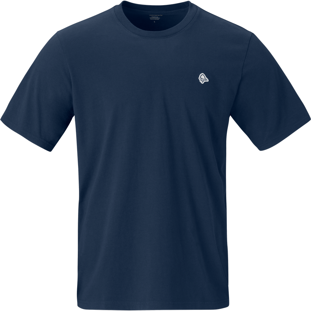 Koszulka męska Norrona /29 cotton viking patch T-shirt Rozmiar: L / Kolor: niebieski