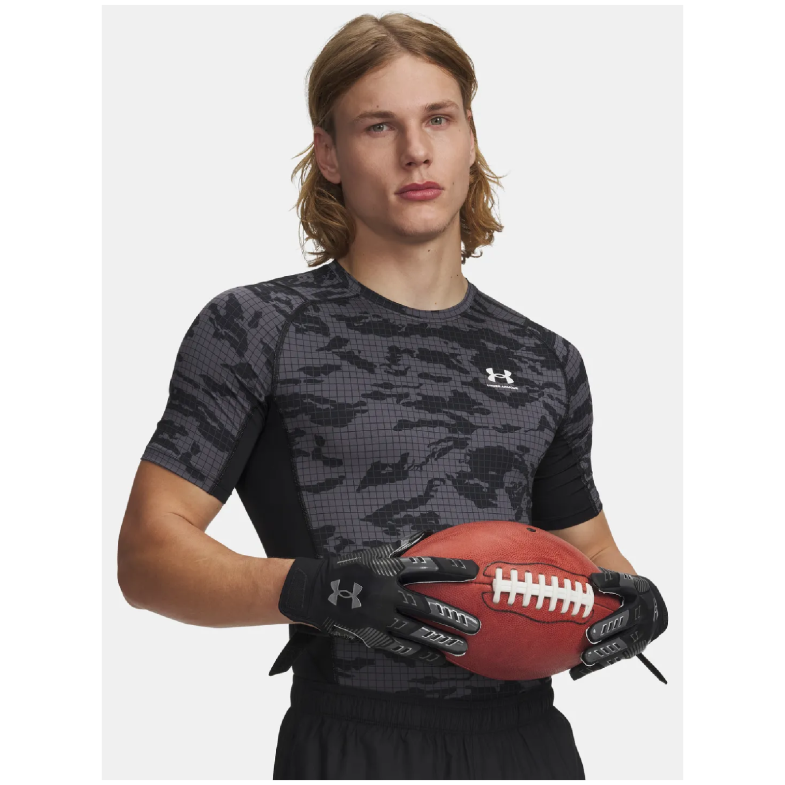 Koszulka męska Under Armour Hg Printed SS Rozmiar: XXL / Kolor: czarny