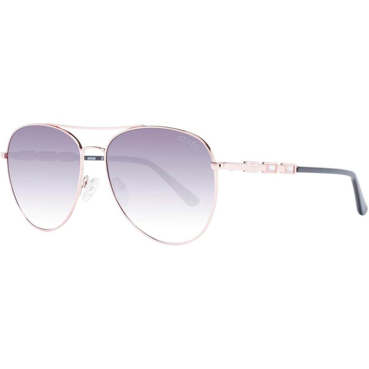 Okulary GUESS GF6143-28B. Okulary przeciwsłoneczne, Kolor złoty. Kobieta.