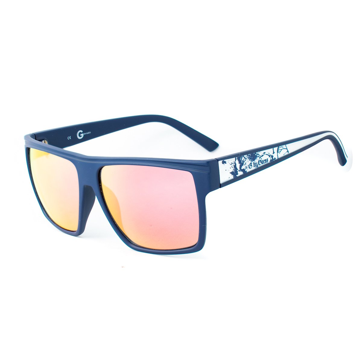 Okulary GUESS GU2053MBL21F. Okulary przeciwsłoneczne, Kolor niebieski. Mężczyzna.