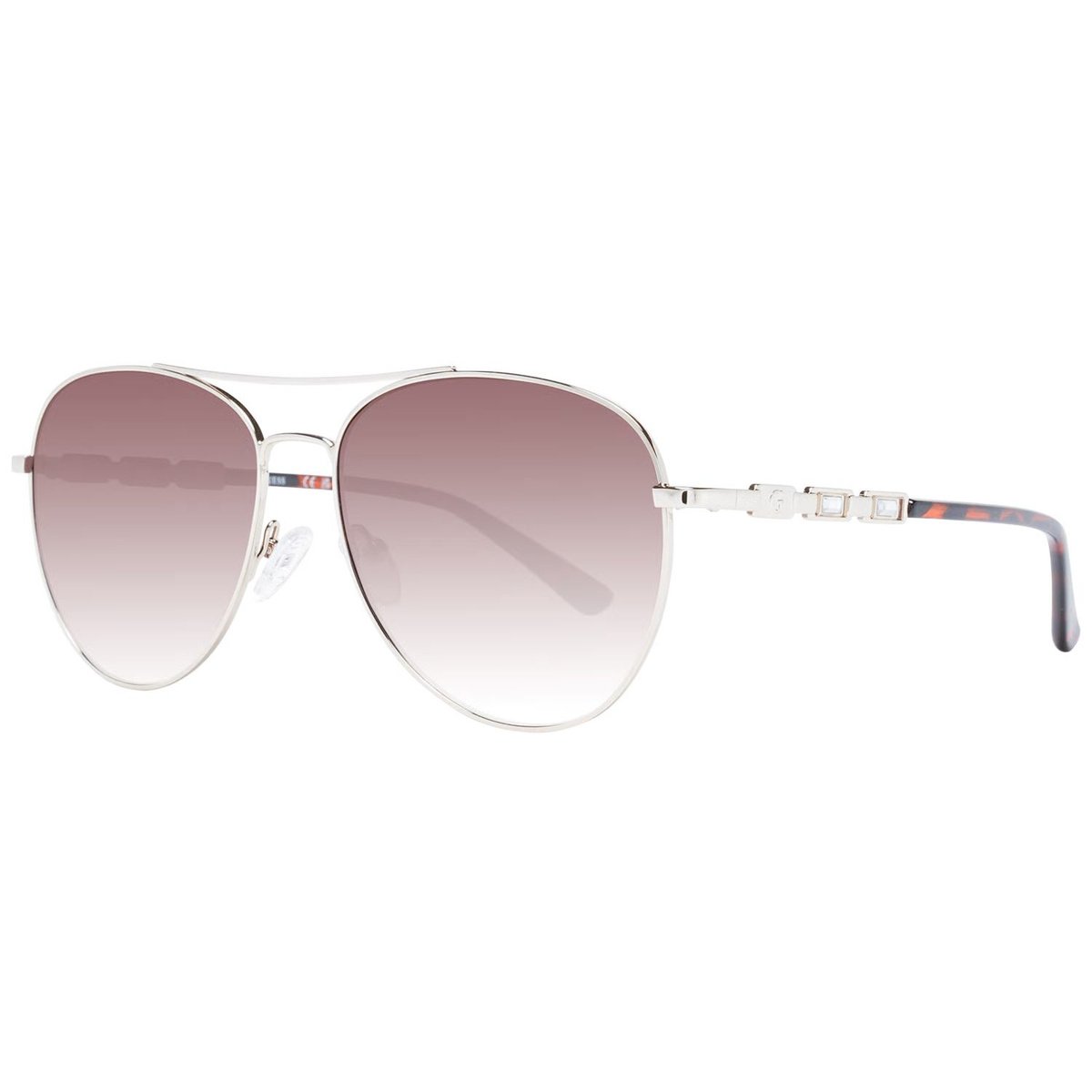 Okulary GUESS GF6143-32F. Okulary przeciwsłoneczne, Kolor szary. Kobieta.
