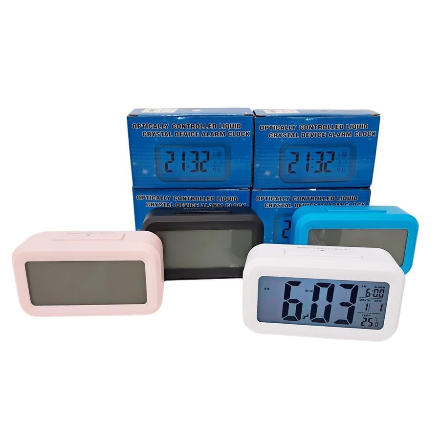 Budzik prostokątny elektroniczny mix kolor/DIA932 DH-DIA932