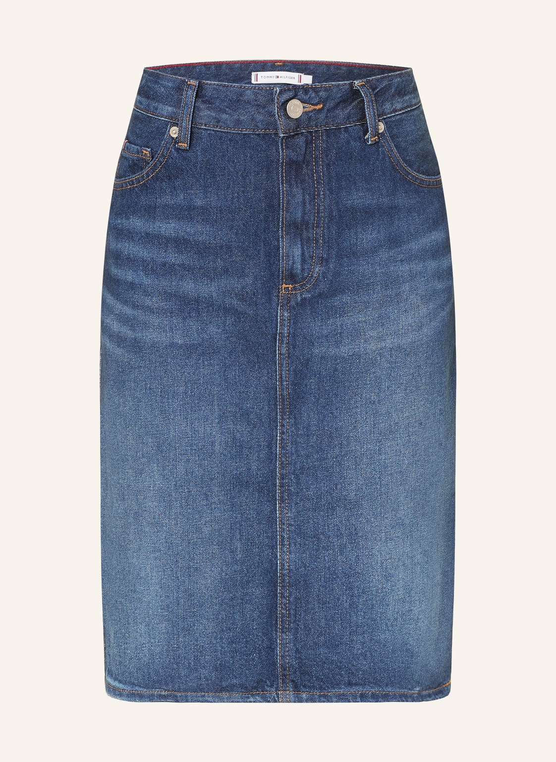 Tommy Hilfiger Spódnica Jeansowa New Doreen blau