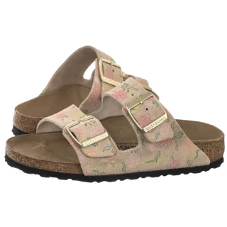 Klapki Arizona BS Sandcastle Flower Print 1031736 (BK345-a) Birkenstock