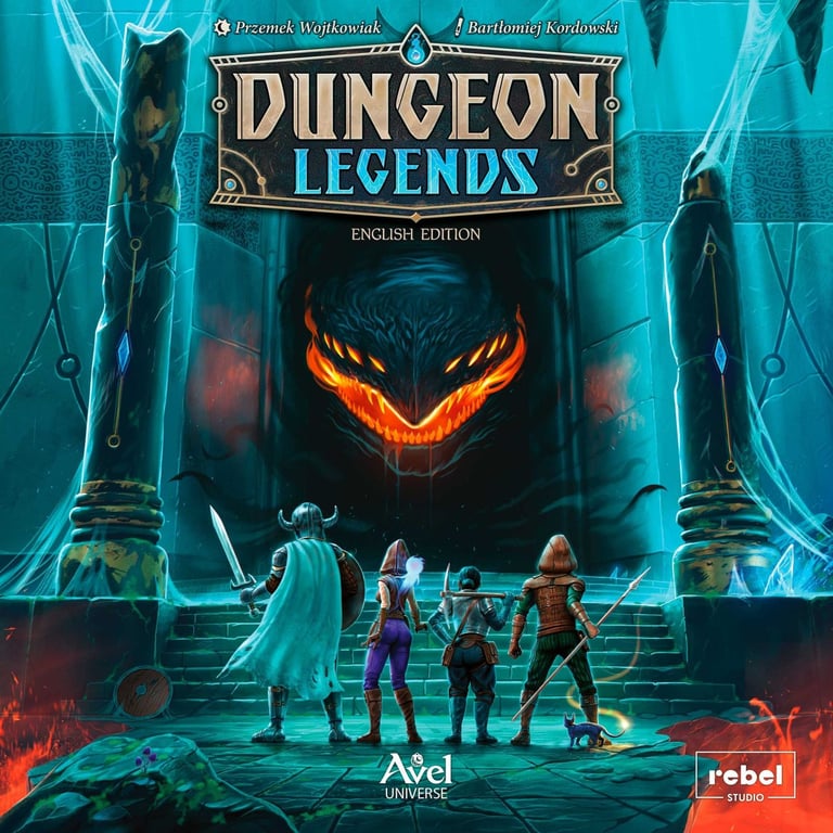 Asmodee Dungeon Legends Gra planszowa