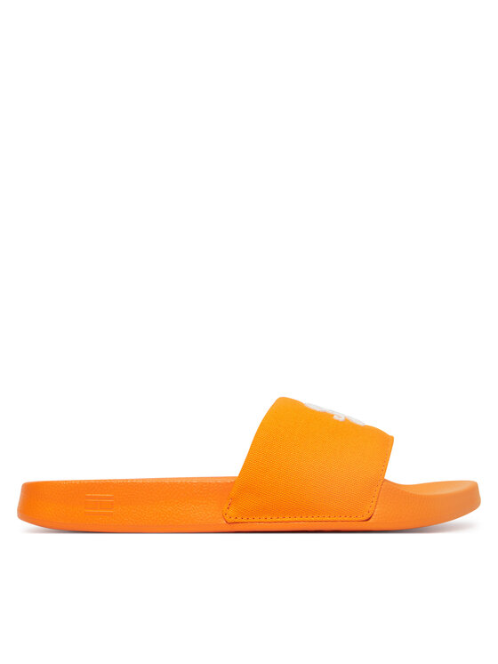 Tommy Hilfiger Klapki Th Script Pool Slide FW0FW09286 Pomarańczowy
