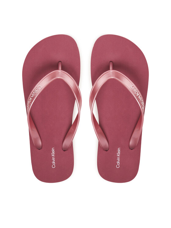 Calvin Klein Japonki Flatform Flip Flop Met Tpu HW0HW03120 Różowy