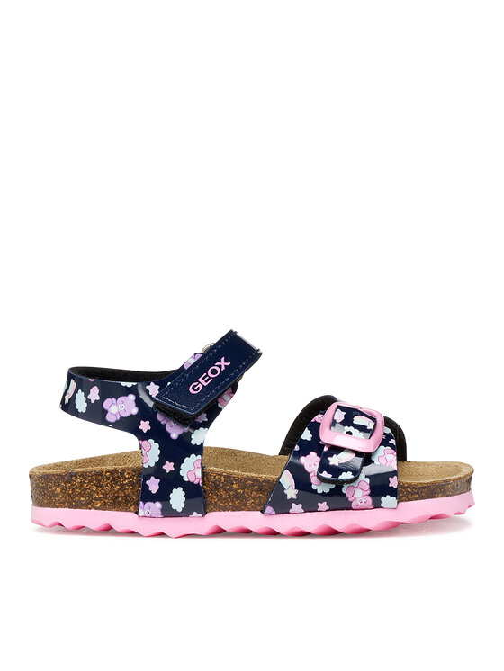 Geox Sandały B Sandal Chalki Girl B922RA 000FC C4243 S Granatowy