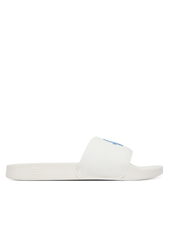 Tommy Hilfiger Klapki Th Script Pool Slide FW0FW09286 Biały