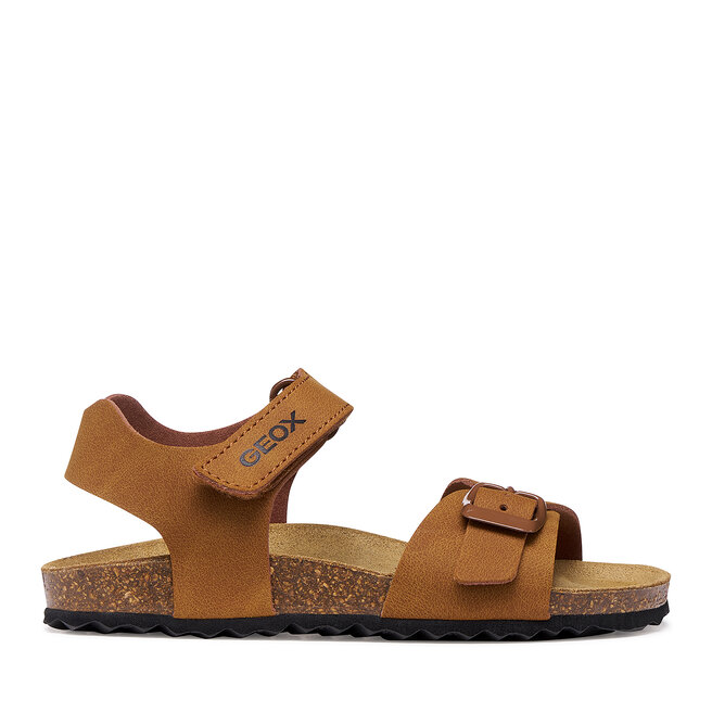 Sandały Geox J Ghita Boy J028LB 0002V C5102 M Brązowy
