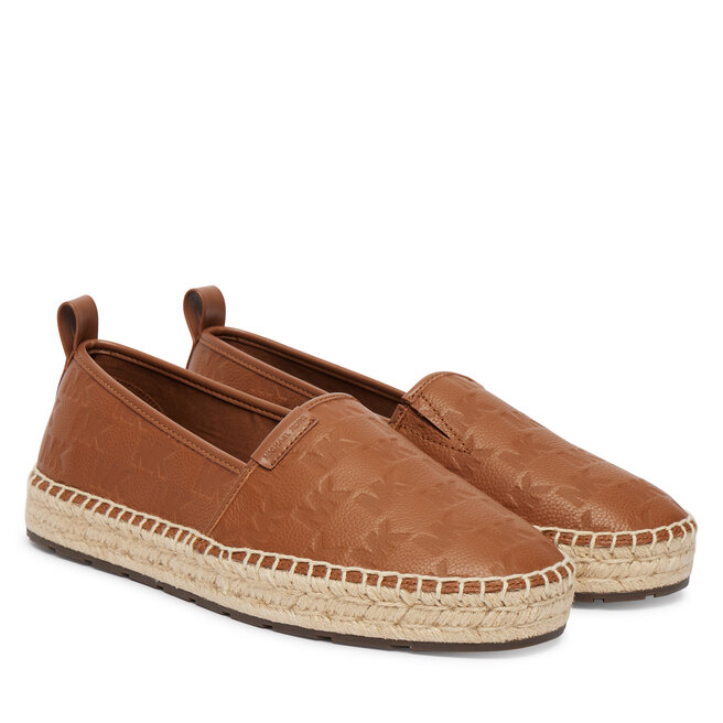 Espadryle MICHAEL Michael Kors Elias 42S6ELFP1L Brązowy
