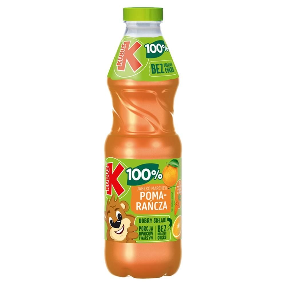 Kubuś 100 % Sok jabłko marchew pomarańcza 850 ml