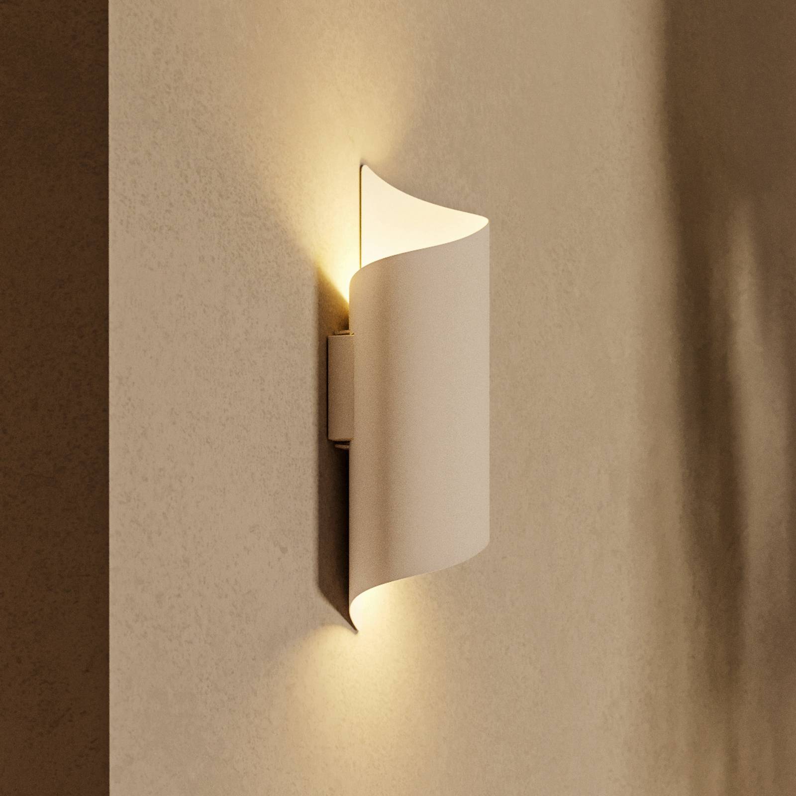 EGLO Kinkiet zewnętrzny Montarello, biały / opal, metal, nowoczesny