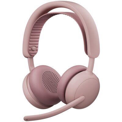 LOGITECH Zone Wireless 2 ES Bezprzewodowe, Nauszne, ANC Różowy