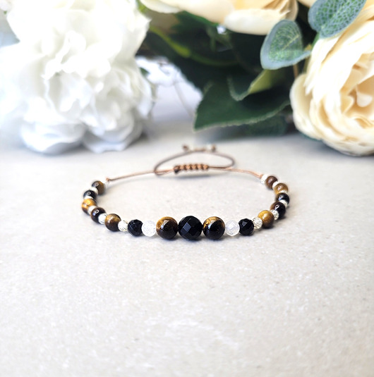 WAGA - Zodiakalna z Turmalinem i Kamieniem księżycowym