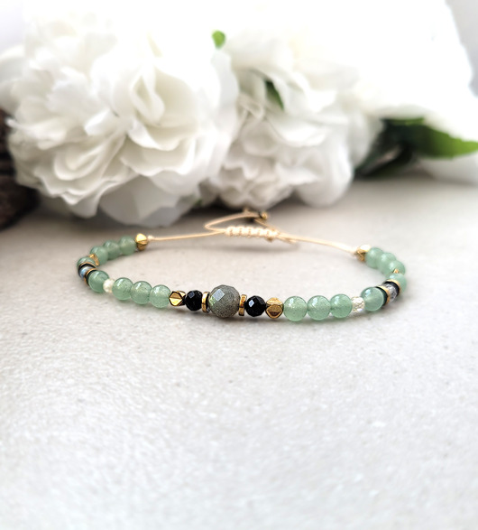 STRZELEC - z Turmalinem Zodiakalna bransoletka