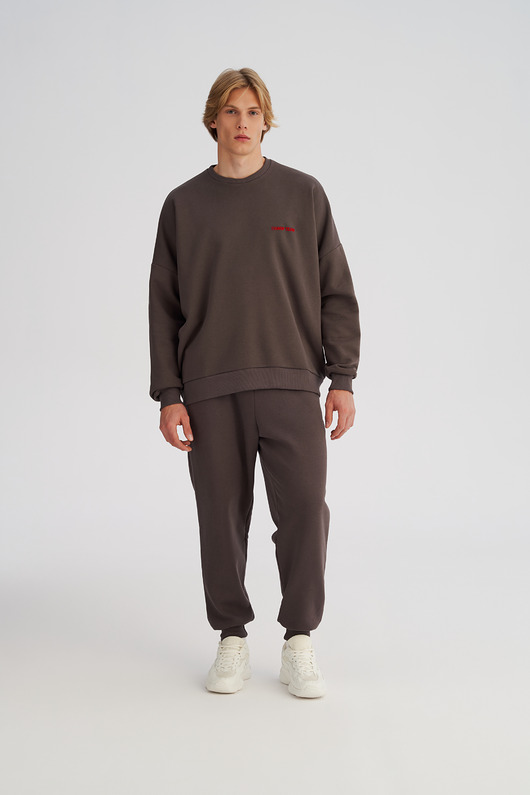 Spodnie dresowe LOOSE FIT steel męskie