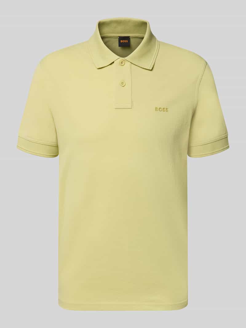 Koszulka polo o kroju regular fit z czystej bawełny model 'PRIME'