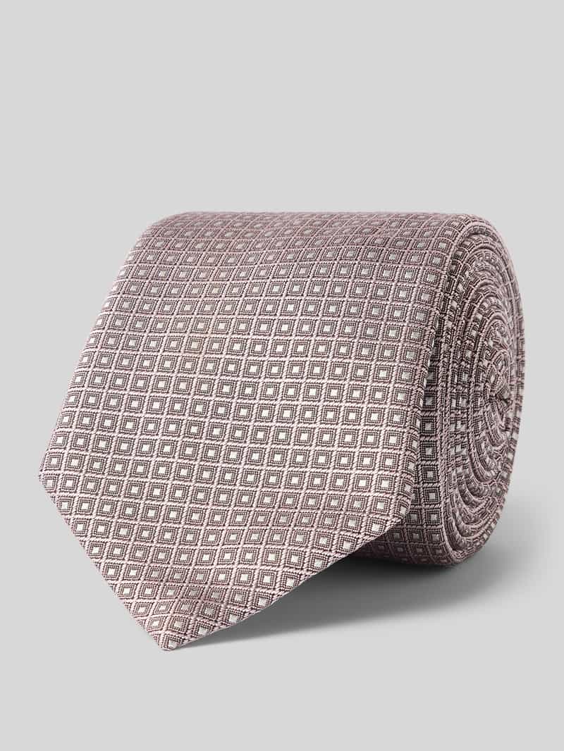 krawat z mieszanki jedwabiu