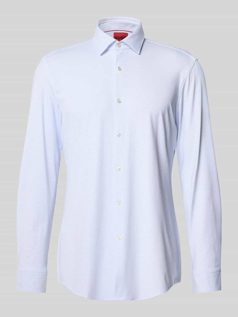 Koszula biznesowa o kroju slim fit z kołnierzykiem typu kent model 'KENNO'