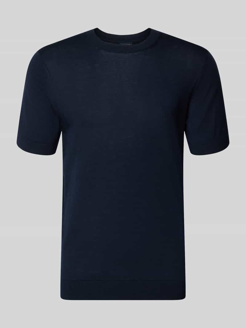 Bluzka z dzianiny z okrągłym dekoltem i rękaw o dł. 1/2