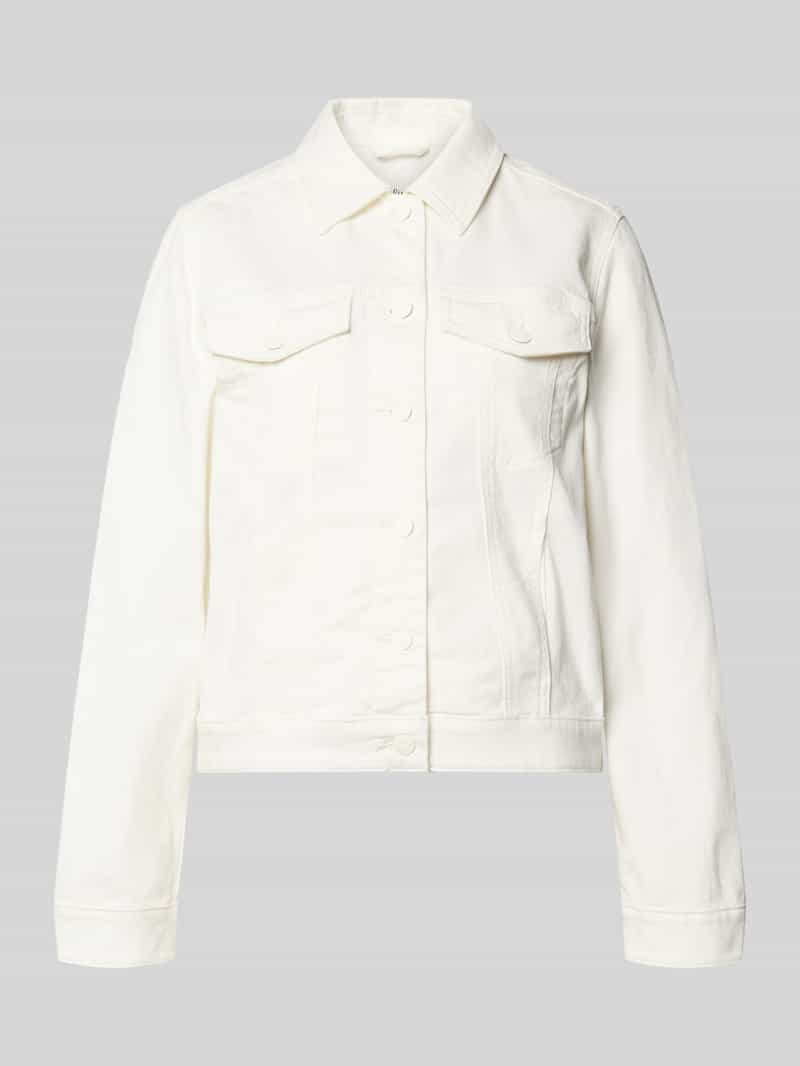 Kurtka jeansowa o kroju regular fit z mieszanki bawełny