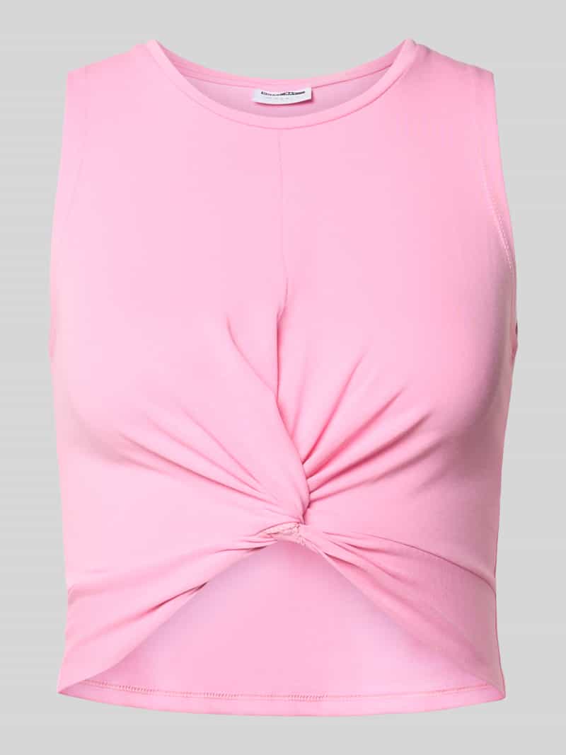 Crop top z detalem w postaci węzła model 'TWIGGI'