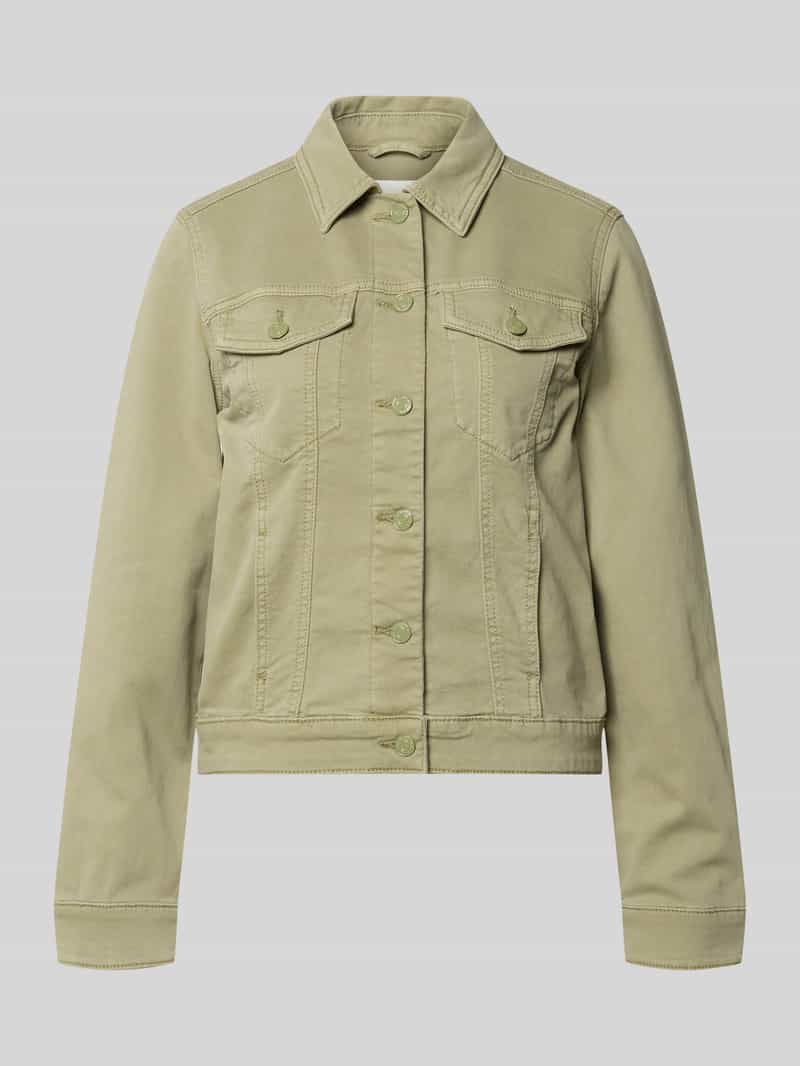 Kurtka jeansowa o kroju regular fit z mieszanki bawełny