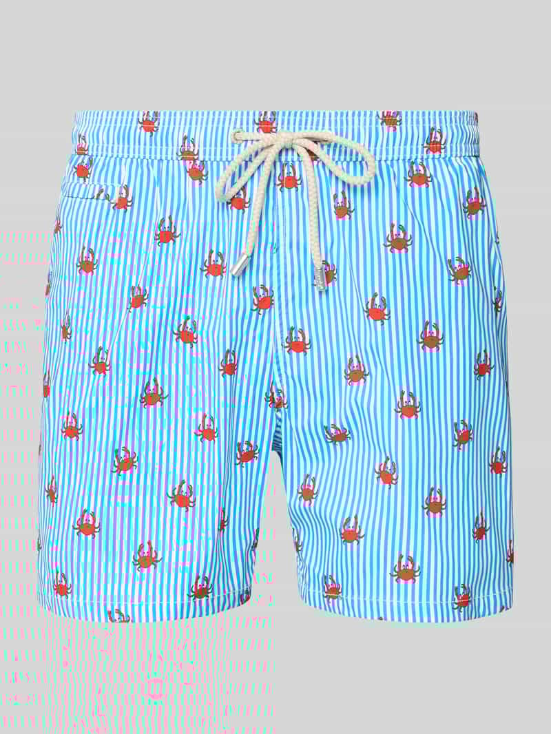 Spodenki kąpielowe z elastycznym pasem i trokiem