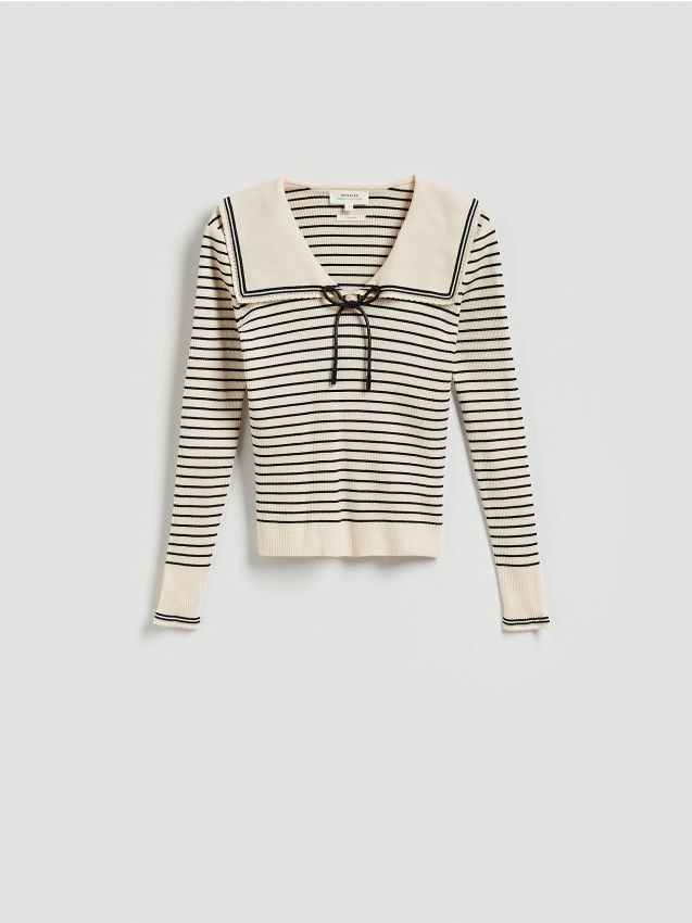 Reserved - Sweter z wełną - wielobarwny