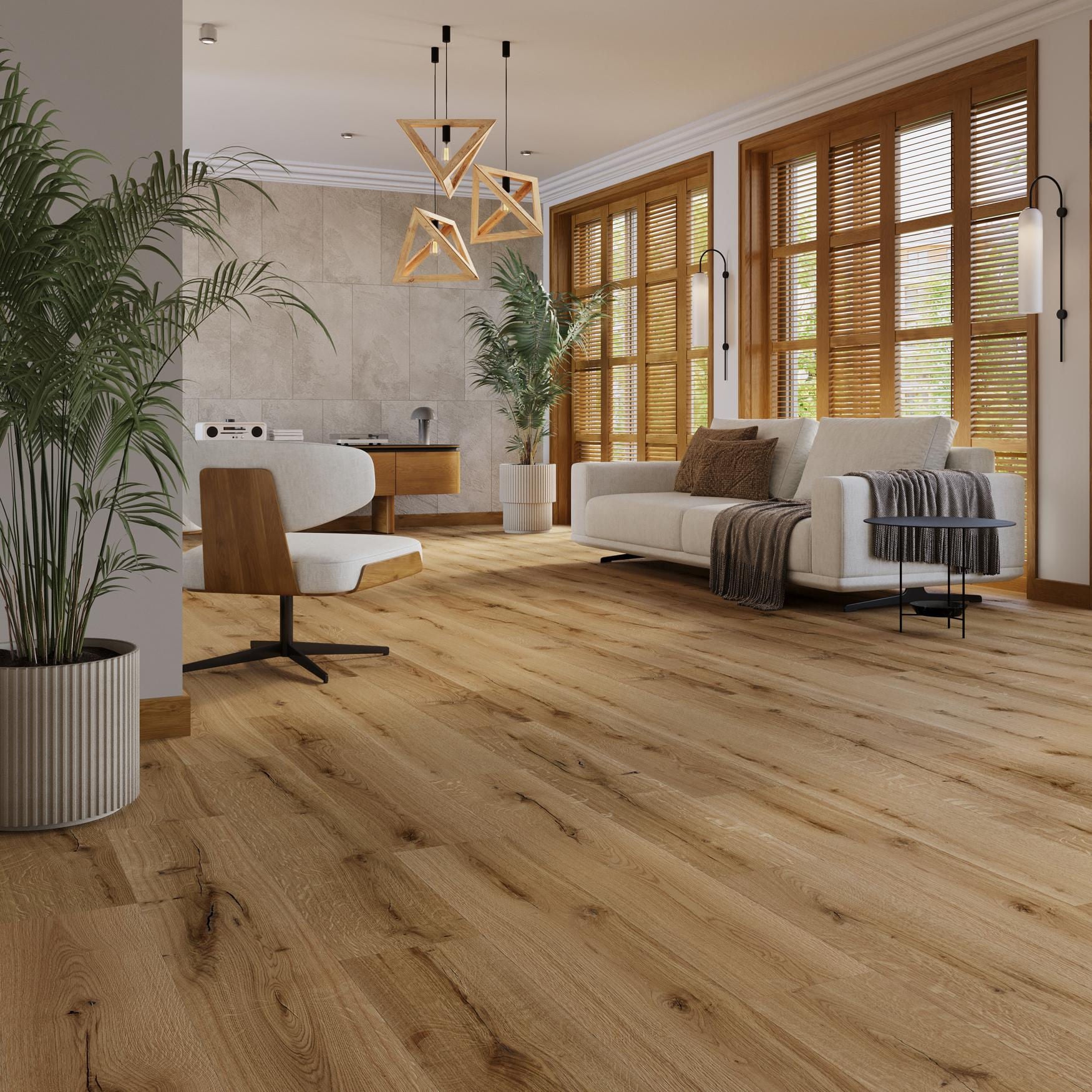 Barlinek Panele Winylowe Spc Senti Floors Dąb Incanto Kl. 34 5,0 + 1,0 Mm Click Z Podkładem