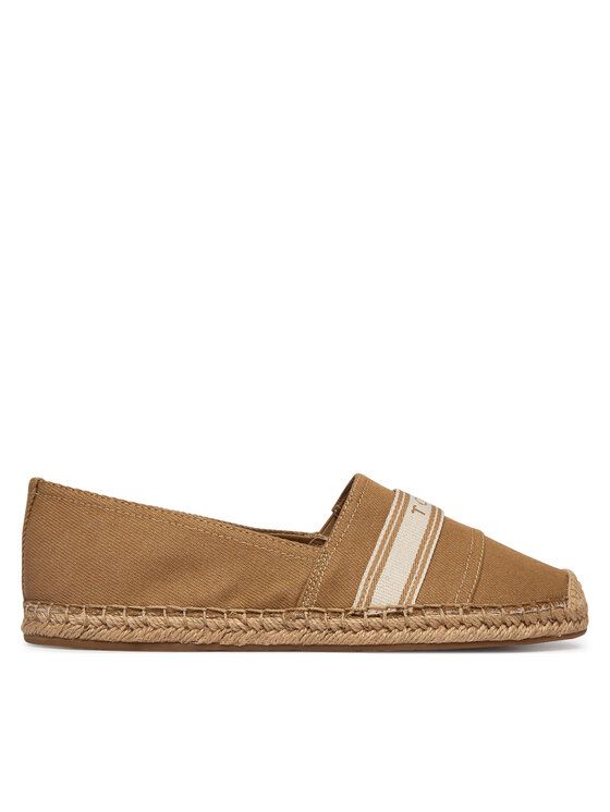 Tommy Hilfiger Espadryle Hilfiger Webbing Espadrille FW0FW09334 Brązowy