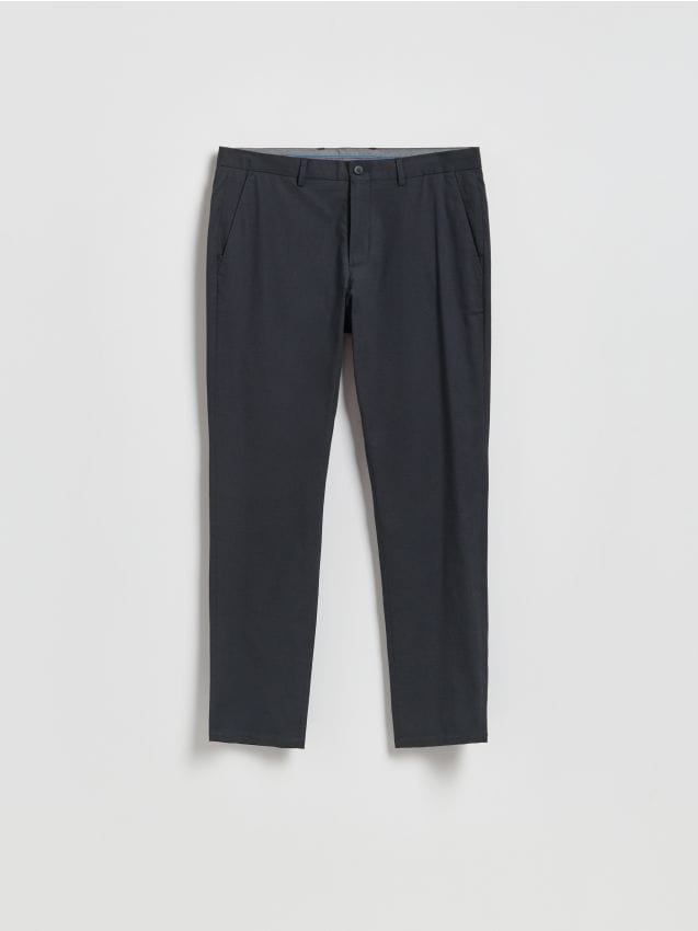 Reserved - Spodnie chino slim fit - ciemnoszary