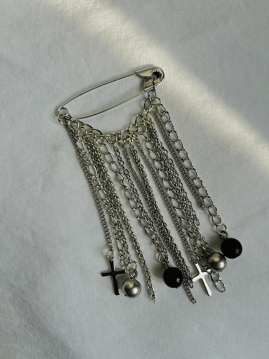 Broszka na agrafce VINTAGE Agrafka.Studio