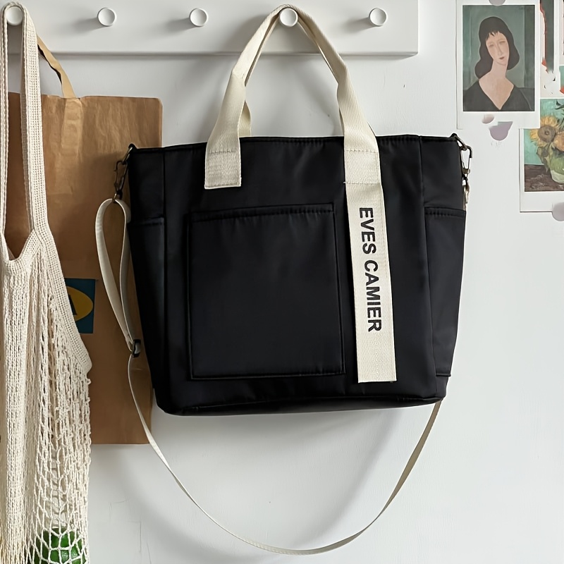 TEMU Wieeszeniowa Torba Tote, Idealna do Podróży i Pracy Torba na Ramię Crossbody, Przenośna i Wytrzymała, z Regulowanym Paskiem, Doskonała do Szkoły