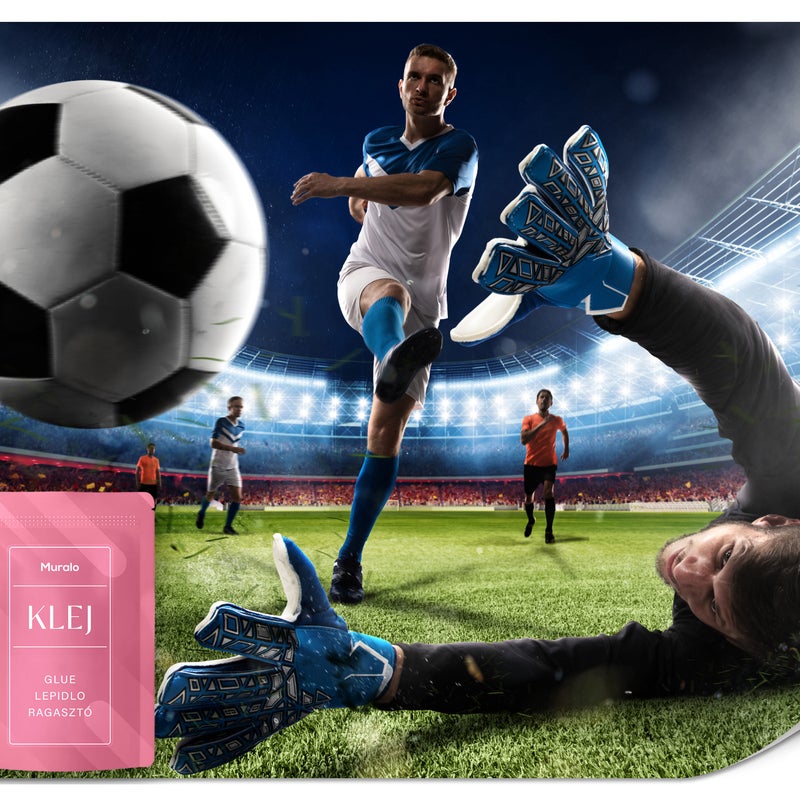 FOTOTAPETA DLA CHŁOPCA STADION PIŁKA NOŻNA PIŁKARZE SPORT EFEKT 3D 450x315