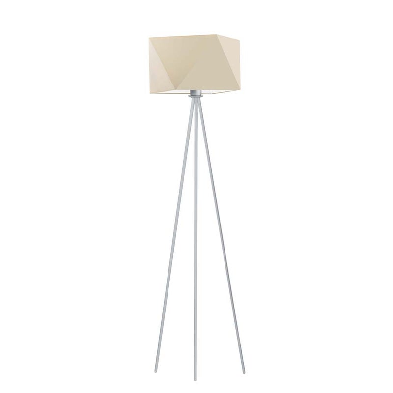 Lampa stojąca podłogowa trójnóg z abażurem diament JOLLY