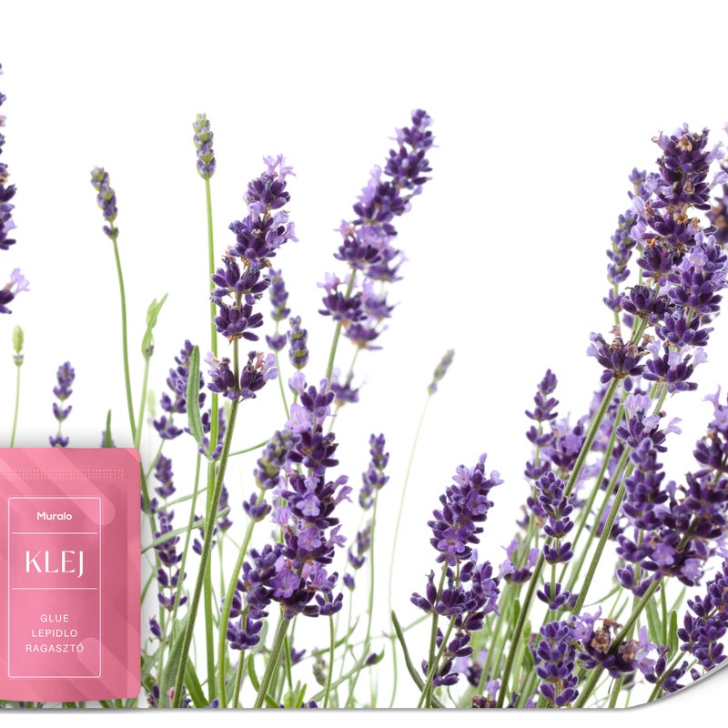 FOTOTAPETA DO SYPIALNI JADALNI KWIATY LAWENDA NATURA ROŚLINY BOHO 100x70