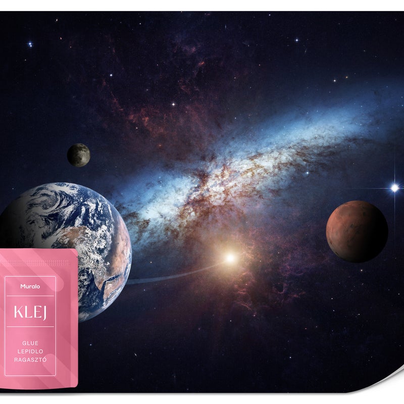 FOTOTAPETA DLA DZIECI PLANETY KOSMOS GALAKTYKA GWIAZDY ABSTRAKCJA 150x105