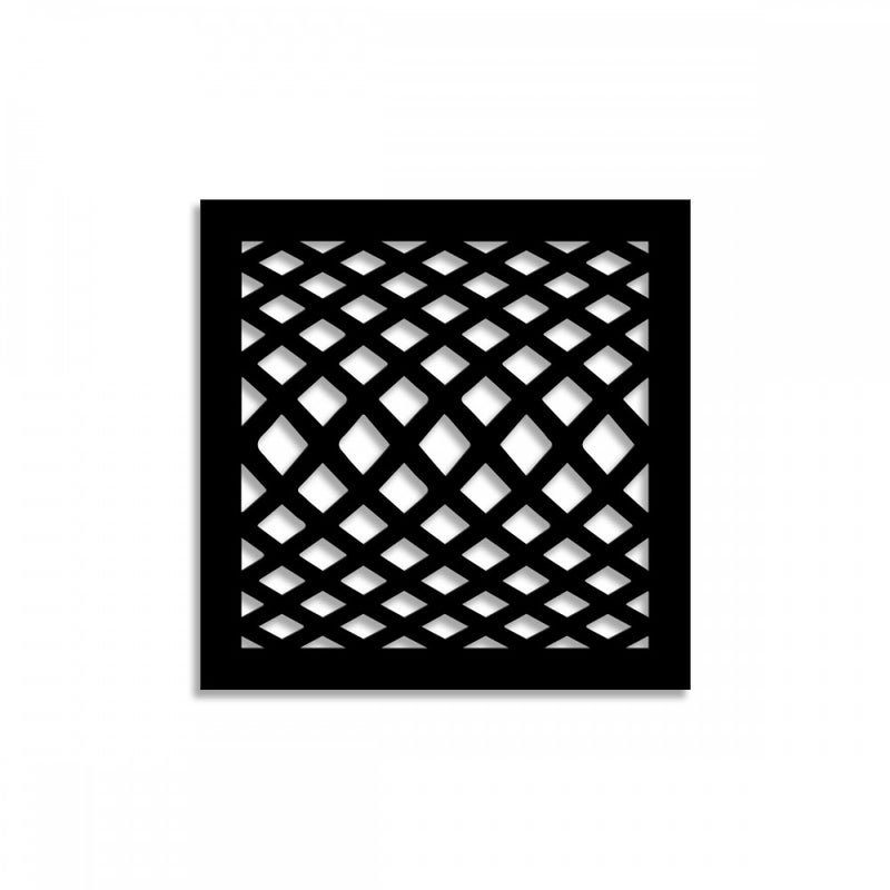 SEVILLE - Panel perforowany z PCV - CZARNY Parasol 98x98 cm Grubość 1 cm