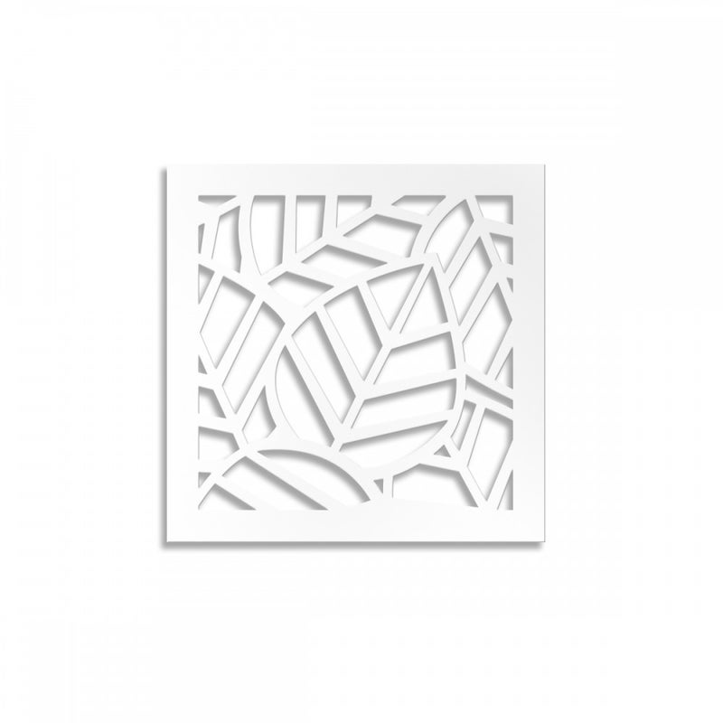 TROPICA - Panel PCV perforowany - Parasol biały 73x73 cm Grubość 1 cm