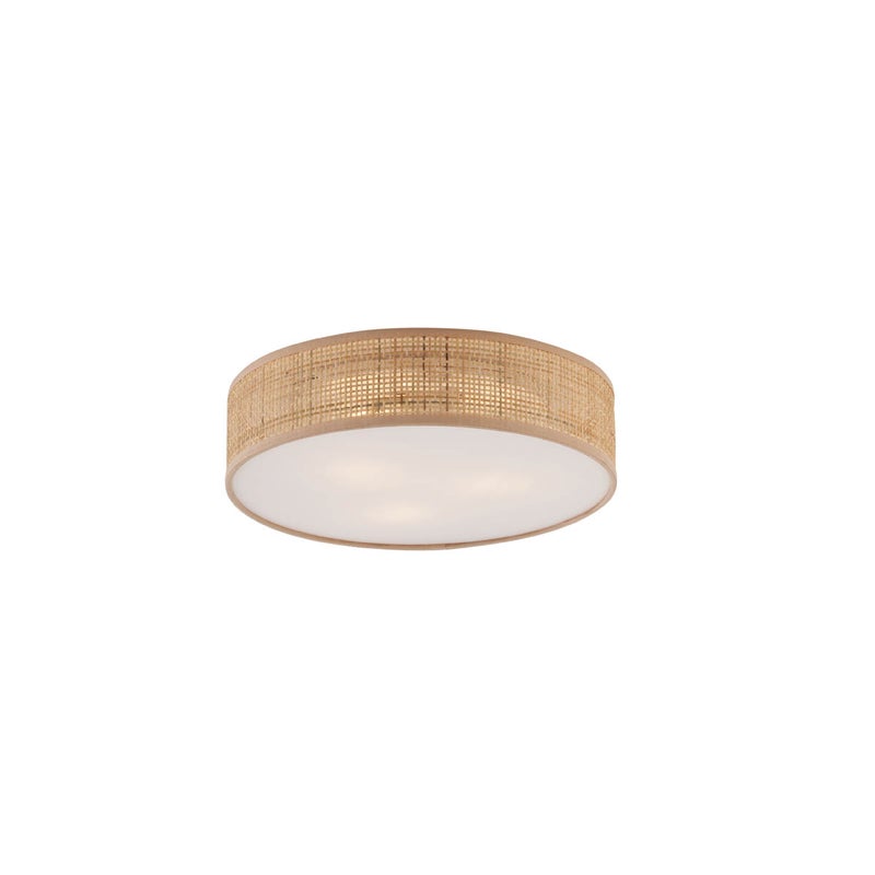 Orientalna lampa sufitowa z rattanu 38 cm - Trammy