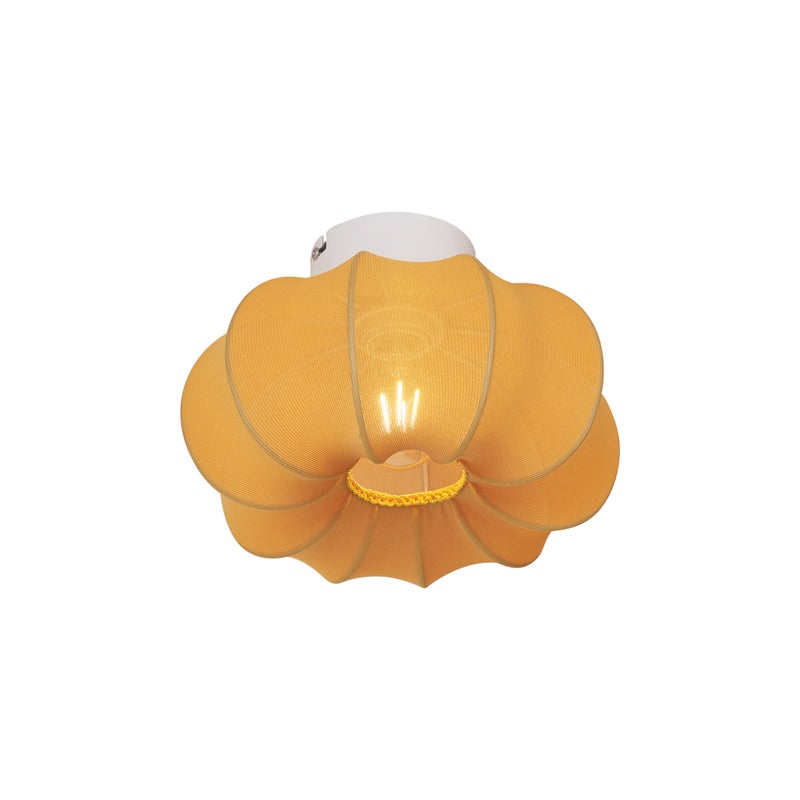Lampa sufitowa Japandi złota 27 cm - Plu Asyesha